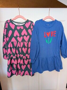 Hanna Andersson 4T Heart And Love Dresses
